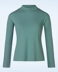 Stay The Day Turtleneck In Arctic Blue