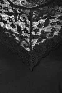 Soraya Lace Top In Black - Image 3