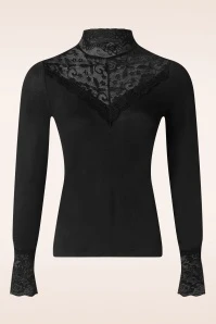 Soraya Lace Top In Black