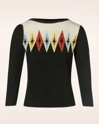 Atomic Star Jumper In Black