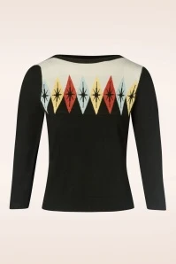 Atomic Star Jumper In Black