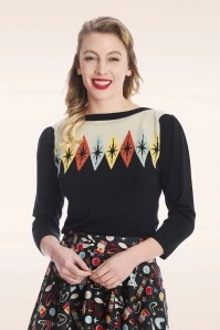 Atomic Star Jumper In Black - Image 2