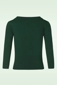Sweet Scallop Jumper In Green - Image 4