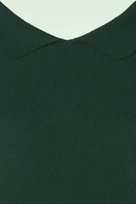 Sweet Scallop Jumper In Green - Image 3