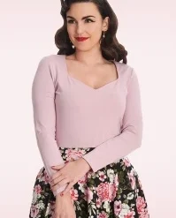 Sweetheart Top In Pink