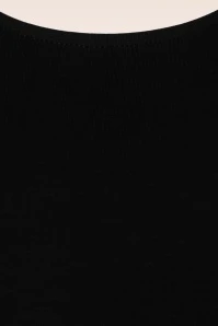 Scoop Neck Top In Black - Image 3