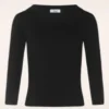Sweet Scallop Jumper In Black