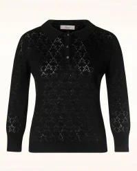 Stars Above Jumper In Black