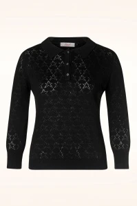 Stars Above Jumper In Black