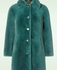 King Louie Anais Philly Coat In Sea Blue