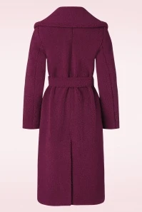 King Louie Mary Murphy Coat In Beaujolais Red - Image 3