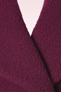King Louie Mary Murphy Coat In Beaujolais Red - Image 4