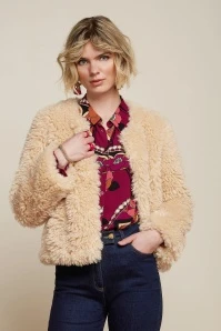 King Louie Paloma Boheme Coat In Marzipan