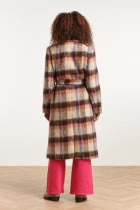 Stella Coat In Sand And Brown - Image 4