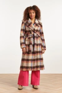 Stella Coat In Sand And Brown - Image 2