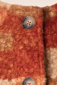 Amber Coat In Sand And Orange - Image 3