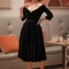 Marilyn Swing Dress In Black
