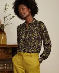 King Louie Carina Osio Blouse In Black