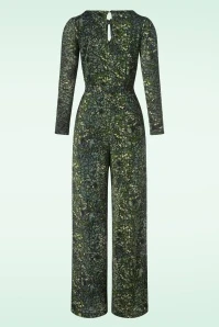 King Louie Lee Glam Jumpsuit In Dragonfly Green - Image 4