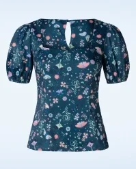 Vixen Metamorphosis Top In Blue