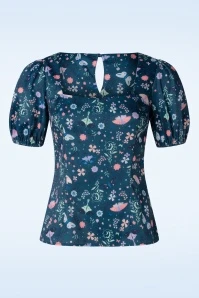 Vixen Metamorphosis Top In Blue