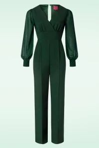 Sharon Jumpsuit In Green - Image 3