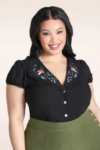 Bunny Natura Blouse In Black