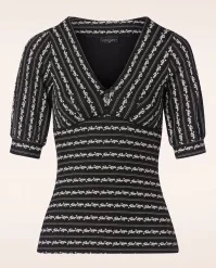 Dandy Stripes Shirt In Black