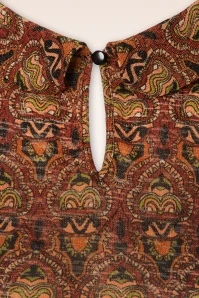 King Louie Dita Mystic Top In Spicy Brown - Image 3