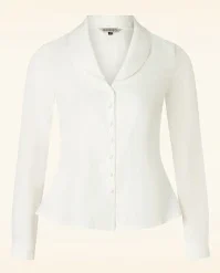 Rococo Night Blouse In Off White