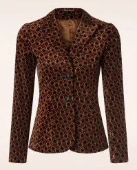 King Louie Bibi Quentin Blazer In Black