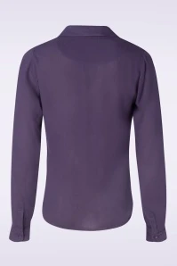 Violet Blouse In Plum - Image 2