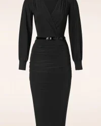 Etta Pencil Dress In Black