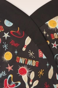 Star Strike Pencil Dress In Black - Image 4