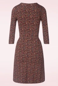King Louie Mona Autumn Dress In Storm Blue - Image 4