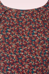 King Louie Mona Autumn Dress In Storm Blue - Image 3