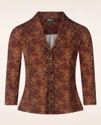 Iris Mercy Fall Blouse In Black