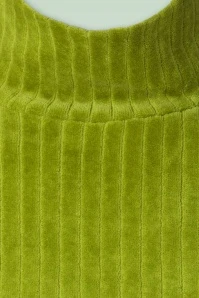 Carmen Turtle Neck Top In Moss - Image 3