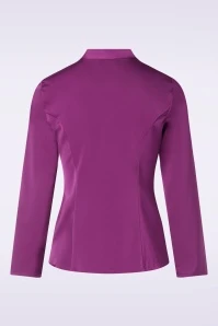 Topvintage Exclusive ~ Belinda Blouse In Purple - Image 2