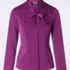 Topvintage Exclusive ~ Belinda Blouse In Purple