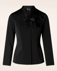 Topvintage Exclusive ~ Belinda Blouse In Black
