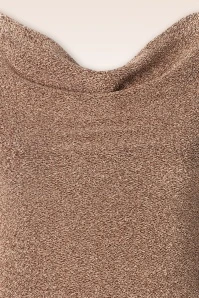 Demy Top In Sparkly Gold - Image 2